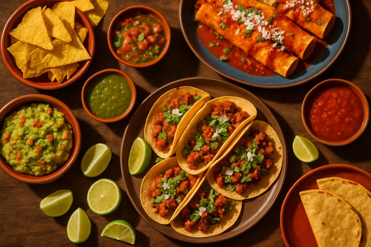 Table spread of Casa Marigold dishes